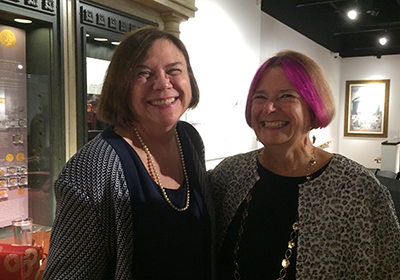 Professor Amy Boss with Judge FitzSimon